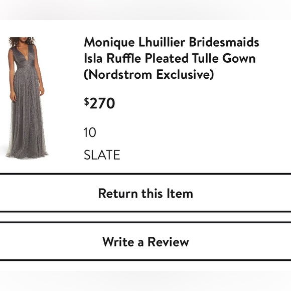 Monique Lhuillier Dress - Picture 10 of 12